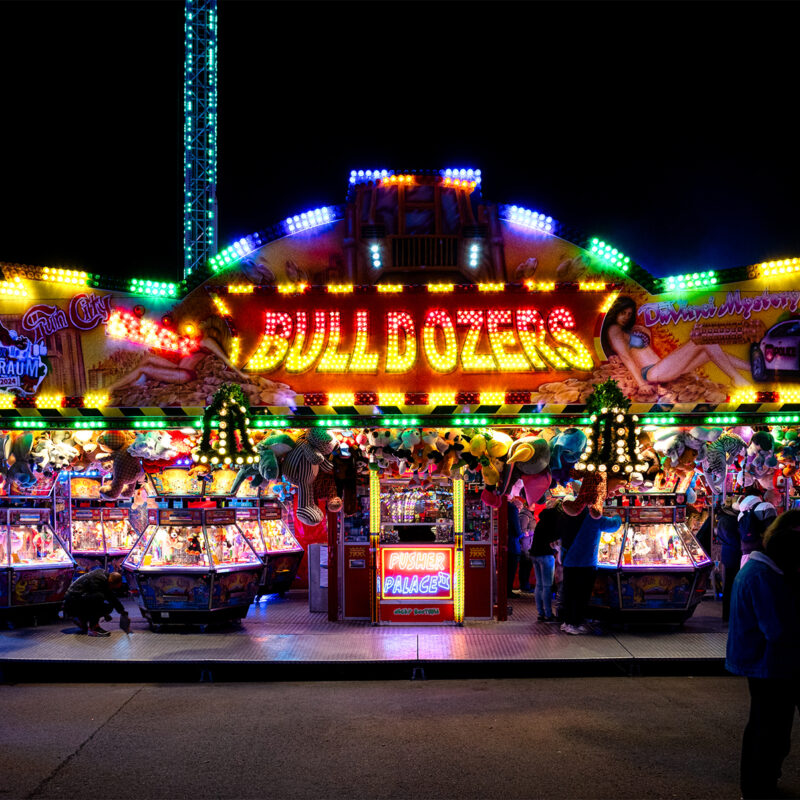 Spiele auf dem Winterrummel